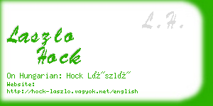 laszlo hock business card